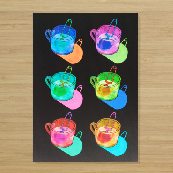 Fine Art Print - Black Cups