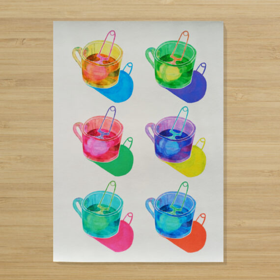 Fine Art Print - White Cups