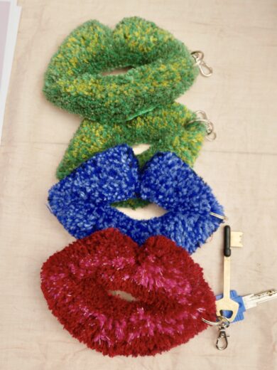 Bag charm grön