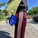 Bag charm blå